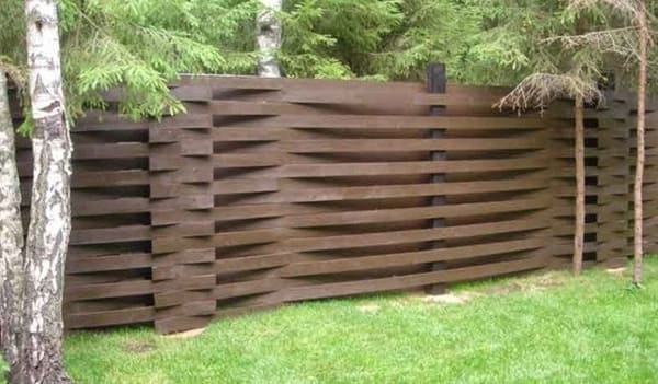 деревянный забор своими руками