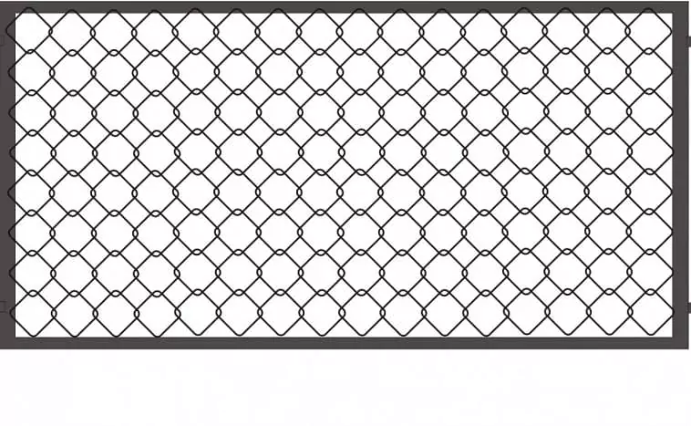 Как сделать забор из сетки рабицы 10