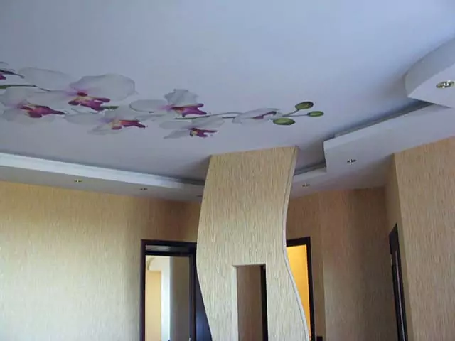 Двухуровневые потолки в дизайне интерьера 26
