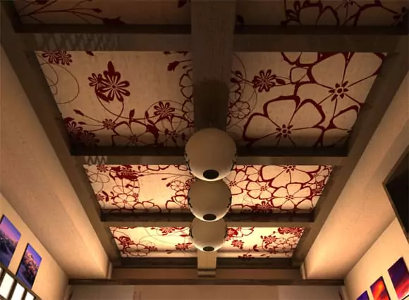 Двухуровневые потолки в дизайне интерьера 68