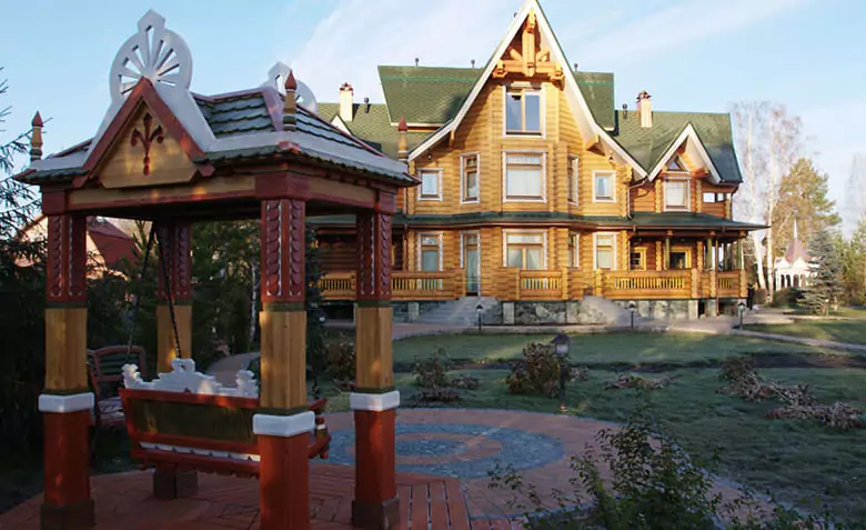 Фото красивых домов и коттеджей в России 25