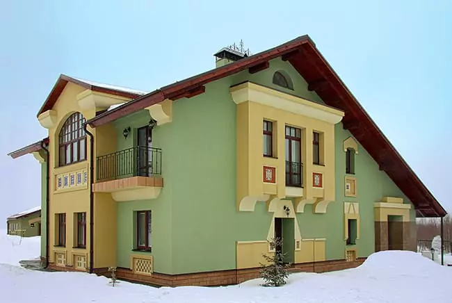 Фото красивых домов и коттеджей в России 57