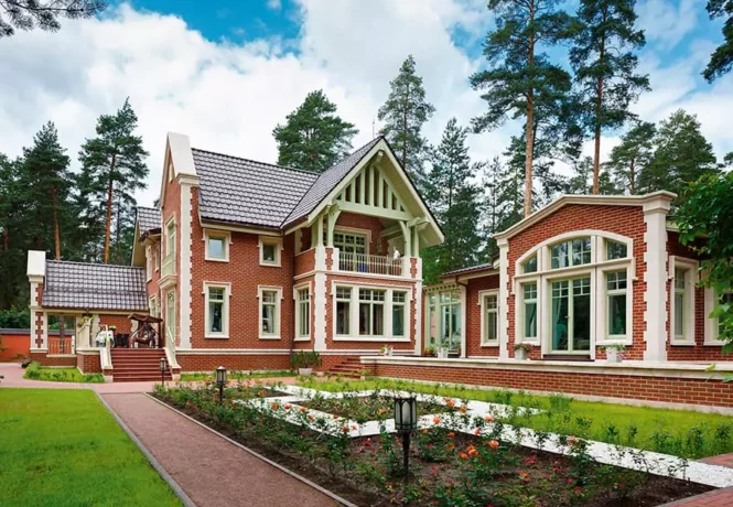Фото красивых домов и коттеджей в России 59