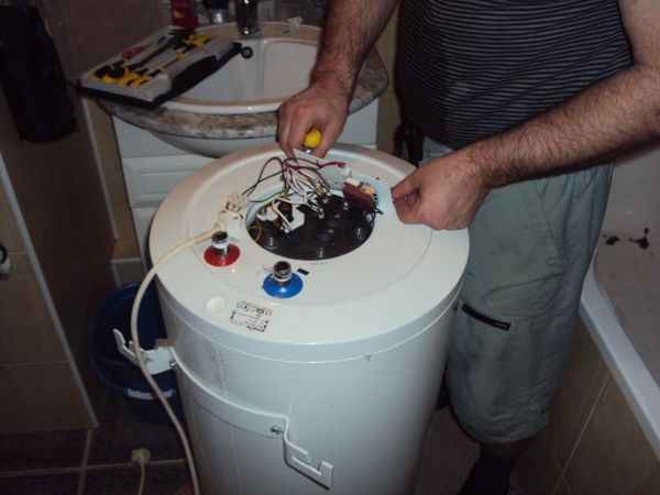 Как слить воду с водонагревателя слив промывка 34_4